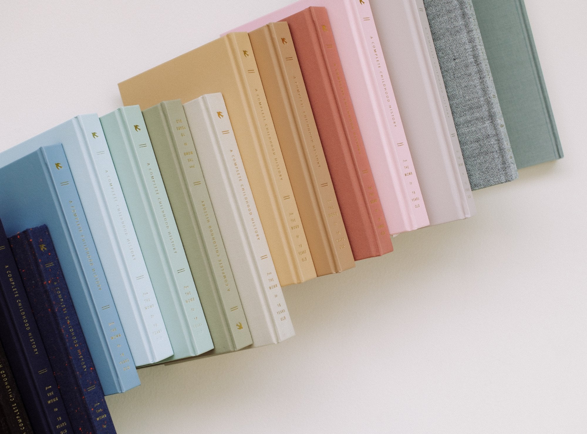 journals rainbow color